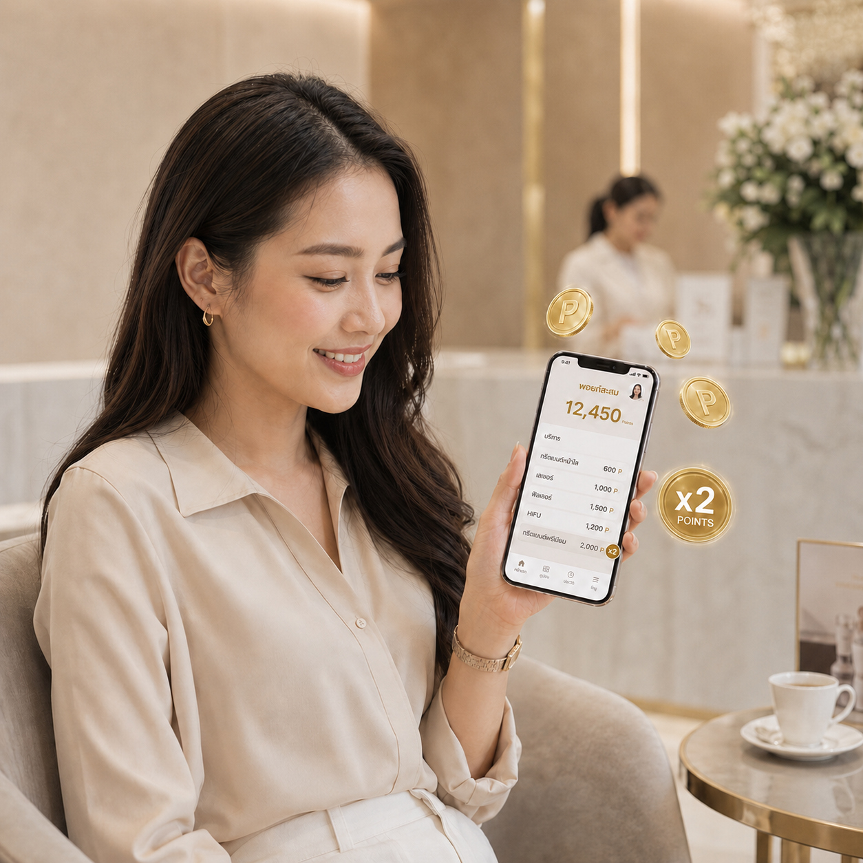 Pointspot ฟีเจอร์สำหรับร้านสปาและความงาม